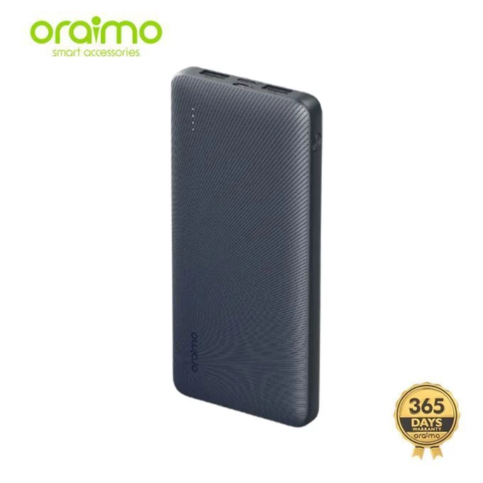 Oraimo Toast 15 Flash 10000mAh Chargement Rapide Power Bank