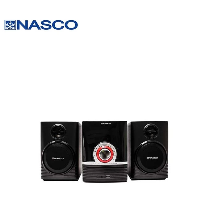 Nasco Mini Chaîne - SN-S638B / SN-S638B- 2 Baffles - Usb - Radio Fm - MP3 - CD -