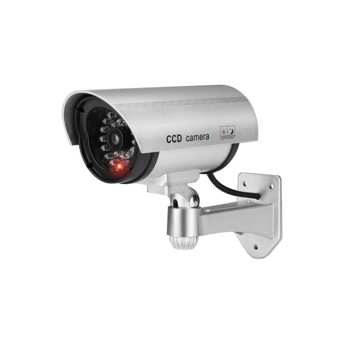 Caméra De Surveillance Factice - Sans Fil LED - Fausse Caméra